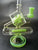 9" Cube Glass Recycler Dab Rig
