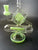 9" Cube Glass Recycler Dab Rig
