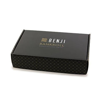 Benji Bankroll Two Piece Bamboo Tray in Black