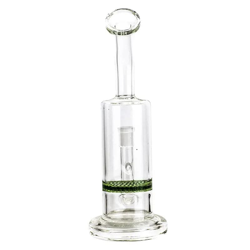 9" Clear Glass Honeycomb Bong