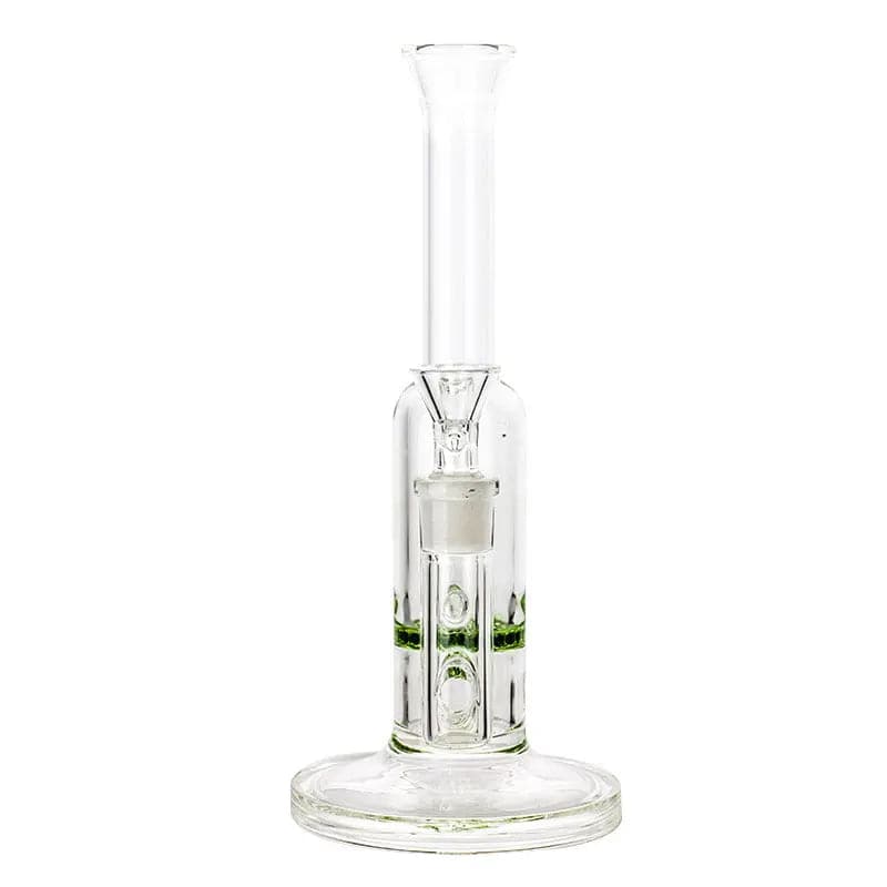 9" Clear Glass Honeycomb Bong