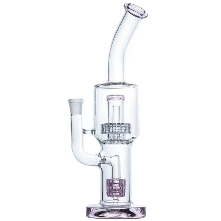 10" Double Matrix Perc Glass Bong