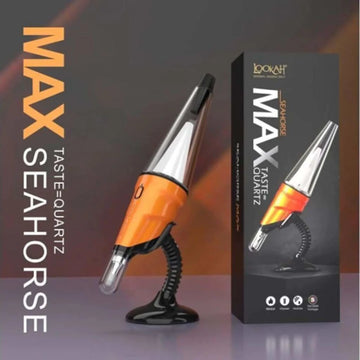 Seahorse Max Wax Nectar Pen with Glass Bubbler for Smooth Vaping