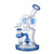 Lotus Glass Color Changing Water Bong With Perc