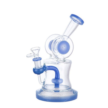 Lotus Glass Color Changing Water Bong With Perc