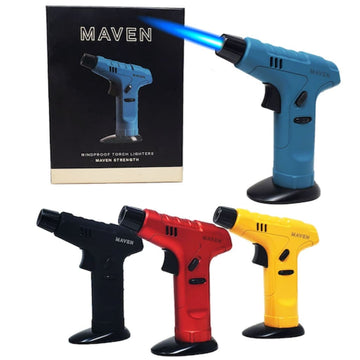 Maven Brand Windproof Jet Flame Lighters and Torches