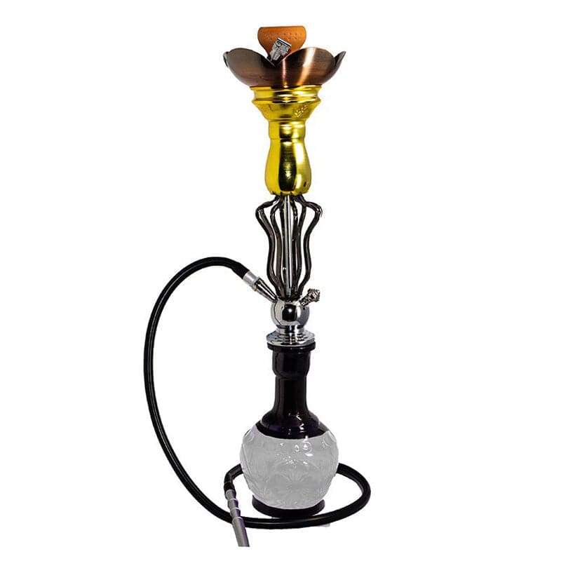 Twist wrought hookah 27"_5