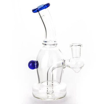 6" Mini Clear Glass Dab Rig